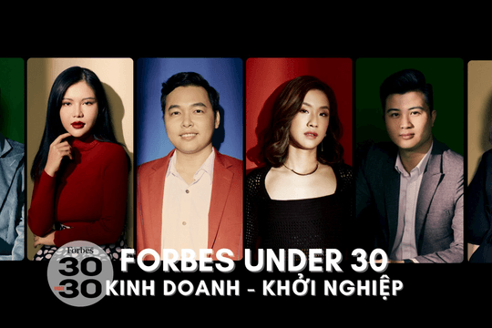 Forbes Việt Nam vinh danh 6 gương mặt doanh nhân trẻ 2022