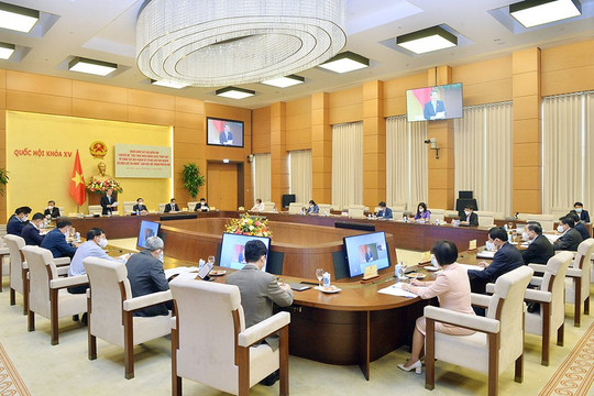 Đoàn giám sát của Quốc hội làm về công tác quy hoạch làm việc với TP Hà Nội