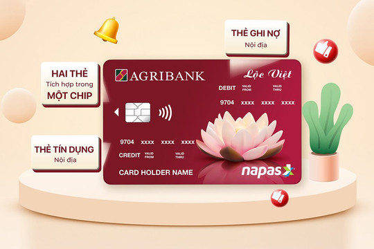 Thẻ Lộc Việt - tất cả trong một chiếc thẻ thông minh của Agribank 