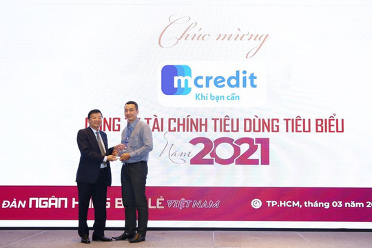 Mcredit nhận Giải thưởng Công ty tài chính tiêu dùng tiêu biểu 2021