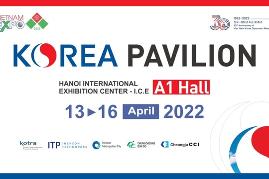 Triển lãm và giao thương với doanh nghiệp Hàn Quốc tại VIETNAM EXPO 2022