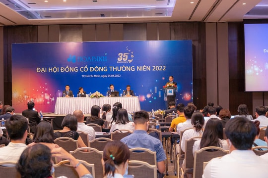 Công ty CP Tập đoàn Xây dựng Hòa Bình đặt kế hoạch doanh thu tăng hơn 54% so với năm 2021