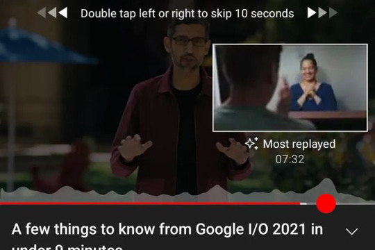 YouTube bật tính năng gợi ý phần hay nhất trong video