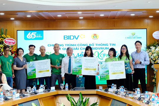 BIDV công bố kết quả và trao thưởng giải chạy BIDVRUN - Cho cuộc sống Xanh 2022