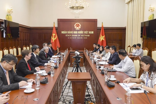 Phó Thống đốc Phạm Thanh Hà tiếp Giám đốc Điều hành và Giám đốc Điều hành Phụ khuyết Ngân hàng Phát triển châu Á
