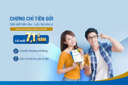 BAOVIET Bank phát hành 1.000 tỷ đồng chứng chỉ tiền gửi với lãi suất 7,1%/năm