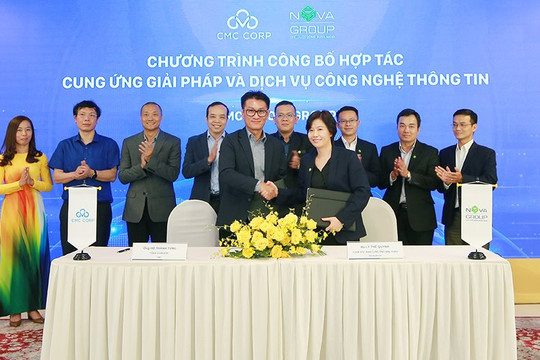 CMC và NovaGroup hợp tác cung ứng giải pháp và dịch vụ công nghệ thông tin