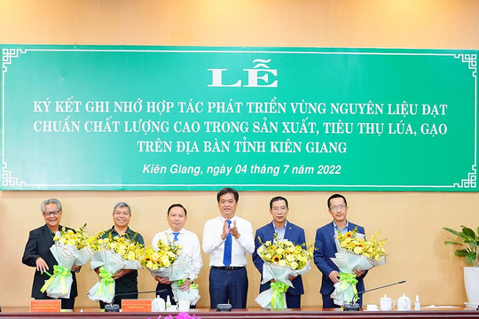 Tập đoàn Lộc Trời hợp tác MB tổ chức sản xuất lúa gạo quy mô lớn tại Kiên Giang