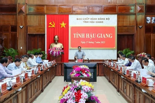 Thủ tướng: Mong Hậu Giang biến khát vọng thành hành động thiết thực và hiệu quả