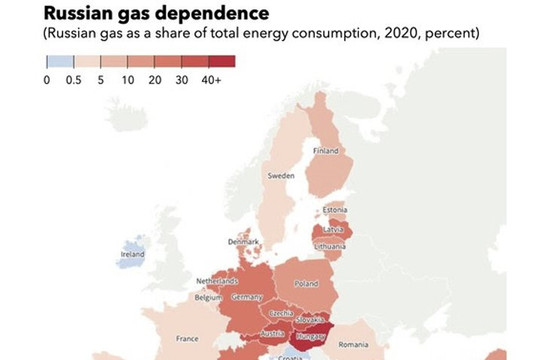 Việc cắt khí đốt tự nhiên của Nga có thể ảnh hưởng đến các nền kinh tế của châu Âu ra sao?