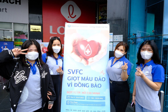 Shinhan Finance góp những “Giọt máu đào vì đồng bào” tại TP. Hồ Chí Minh