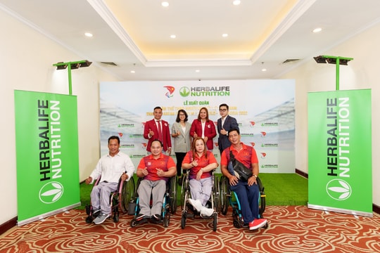 Herbalife đồng hành cùng lễ xuất quân của các vận động viên tham gia Para ASEAN Games lần thứ 11 tại Indonesia