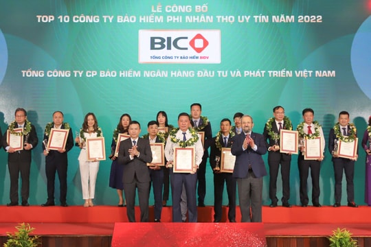 BIC là 1 trong 6 công ty bảo hiểm phi nhân thọ uy tín nhất Việt Nam năm 2022