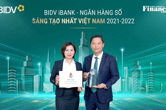 BIDV nhận 02 giải thưởng quốc tế của Tạp chí GBAF