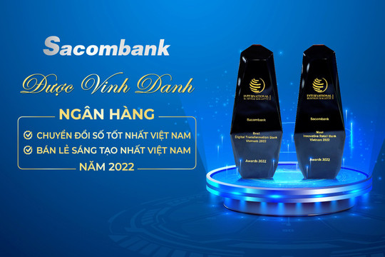 Sacombank đạt 2 giải thưởng quốc tế từ International Business Magazine