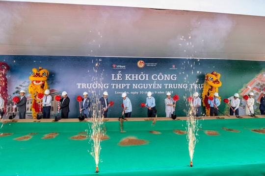 VPBank tài trợ 130 tỷ đồng xây dựng trường học tại huyện Bến Lức 