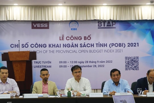 Công bố chỉ số POBI 2021: Tăng niềm tin với người dân thông qua các hình thức minh bạch, công khai