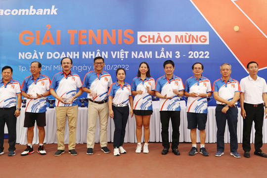 Sacombank tổ chức giải tennis lần 3 chào mừng ngày Doanh nhân Việt Nam năm 2022 