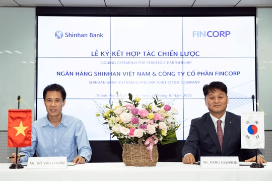Ngân hàng Shinhan Việt Nam ký kết hợp tác chiến lược cùng Công ty cổ phần Fincorp