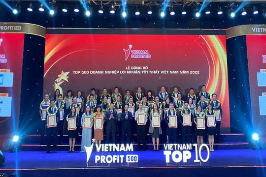 Nhiều ngân hàng được tôn vinh tại lễ Công bố VIETNAM PROFIT 500
