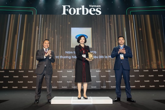 Vinamilk – Thương hiệu “tỷ USD” duy nhất trong top 25 thương hiệu F&B dẫn đầu của Forbes Việt Nam