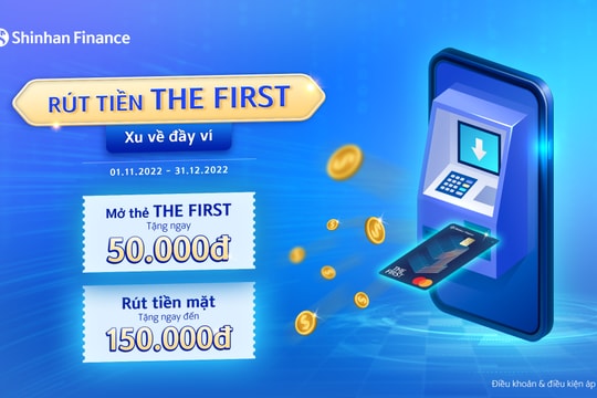 Rút tiền THE FIRST, xu về đầy ví