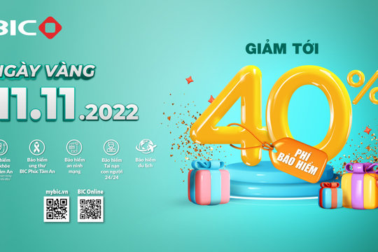 BIC triển khai khuyến mãi “Ngày vàng siêu ưu đãi”
