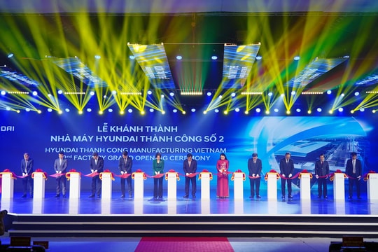 Tập đoàn Thành Công & Hyundai Motor khánh thành Nhà máy Hyundai Thành Công số 2