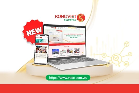 Chứng khoán Rồng Việt ra mắt Website mới, giao diện hiện đại