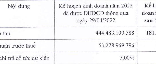 CMS xin ý kiến cổ đông điều chỉnh kế hoạch kinh doanh năm 2022