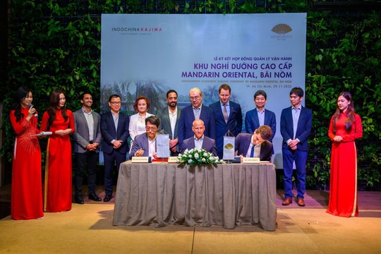 Indochina Kajima ký kết Hợp đồng quản lý vận hành Tập đoàn Mandarin Oriental cho dự án nghỉ dưỡng cao cấp tại Phú Yên