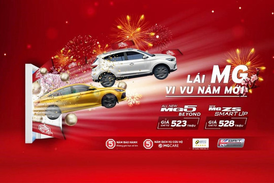MG Việt Nam triển khai khuyến mãi “Lái MG, vi vu đón Tết”