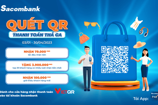 Cùng Sacombank quét QR - thanh toán thả ga