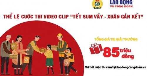 [Infographic] Cuộc thi video clip “Tết Sum vầy - Xuân gắn kết” trên nền tảng mạng xã hội TikTok