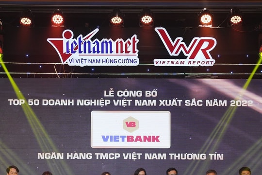 Vietbank vào Top 50 doanh nghiệp xuất sắc nhất Việt Nam năm 2022