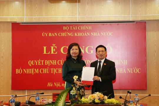  Bà Vũ Thị Chân Phương được bổ nhiệm làm Chủ tịch Ủy ban Chứng khoán Nhà nước