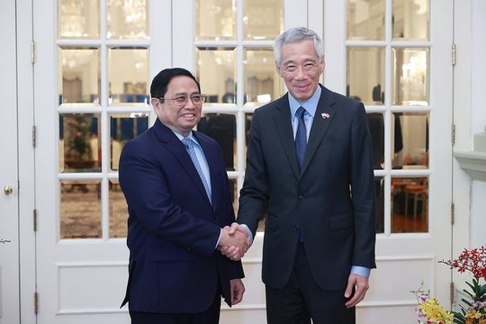 Việt Nam và Singapore thiết lập Quan hệ Đối tác kinh tế số - kinh tế xanh