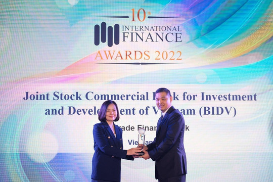 BIDV nhận cú đúp giải thưởng quốc tế về tài trợ thương mại và tài trợ chuỗi cung ứng