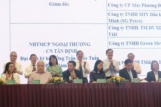 16 ngân hàng tại TP Hồ Chí Minh cam kết dành 11.000 tỷ đồng cho vay với lãi suất từ 7%/năm