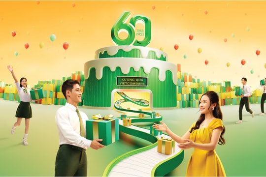 Vietcombank dành hơn 160.000 quà tặng khách hàng nhân dịp sinh nhật 60 năm