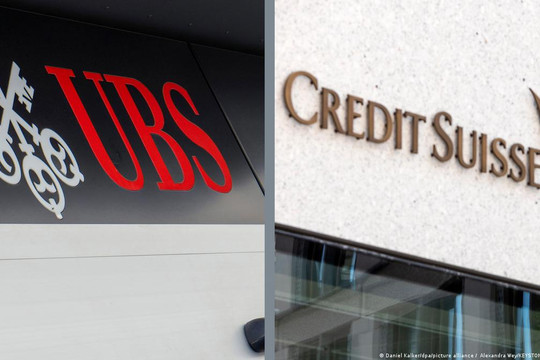 UBS mua lại Credit Suisse với giá 3,2 tỷ USD