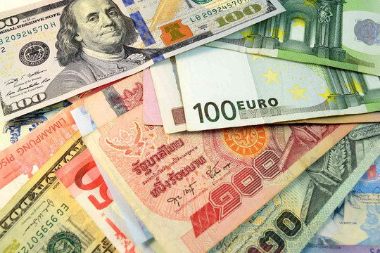 Tỷ trọng Euro, Yên Nhật, Bảng Anh, đô la Úc có xu hướng tăng trong cơ cấu dự trữ ngoại hối quốc tế