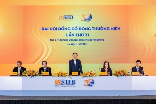 SHB đặt kế hoạch tăng vốn điều lệ lên trên 36.600 tỷ đồng trong năm 2023