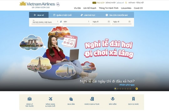 Vietnam Airlines Group khuyến nghị hành khách mua vé trên kênh chính thức