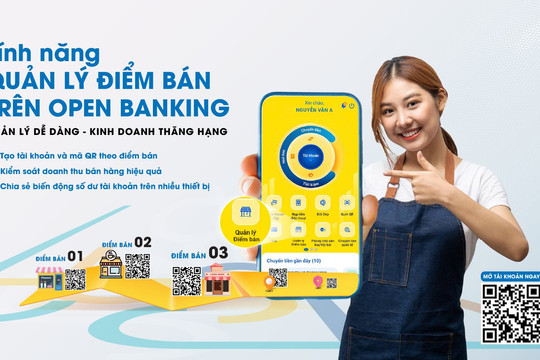 Nam A Bank triển khai tính năng quản lý điểm bán trên Open Banking cho khách hàng cá nhân