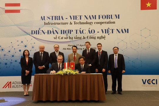 Việt Nam và Áo gia tăng hợp tác trong lĩnh vực cơ sở hạ tầng và công nghệ