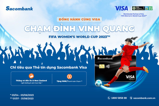 Sacombank triển khai chương trình đến Úc và New Zealand cổ vũ đội tuyển bóng đá nữ Việt Nam