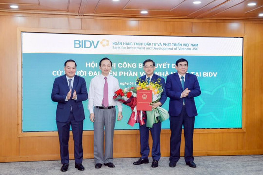 Ngân hàng Nhà nước cử người đại diện phần vốn nhà nước tại BIDV