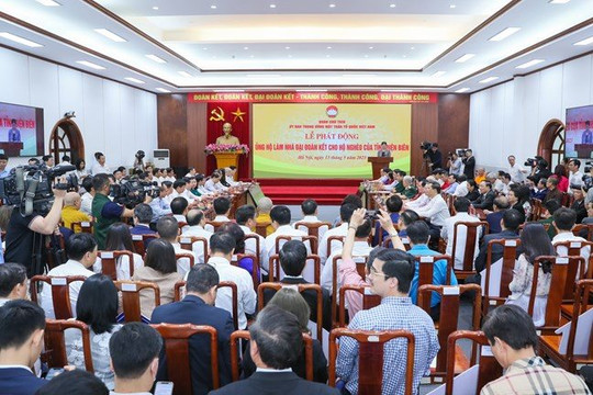 Các ngân hàng ủng hộ 57,3 tỷ đồng xây dựng nhà Đại đoàn kết tặng hộ nghèo tỉnh Điện Biên