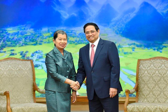 Thủ tướng Phạm Minh Chính tiếp Phó Thủ tướng Campuchia